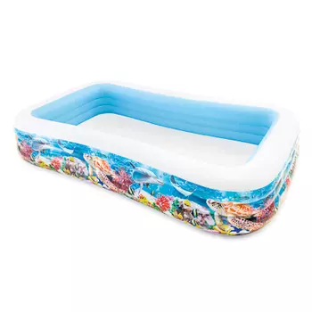 INTEX Бассейн надувной 305x183x56см Цветные рыбки (58485NP) РП арт.810-389