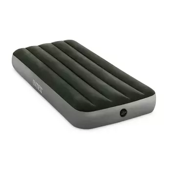 INTEX Кровать надувная DOWNY BED(fiber-tech), 76x191x25см, ПВХ, 64106