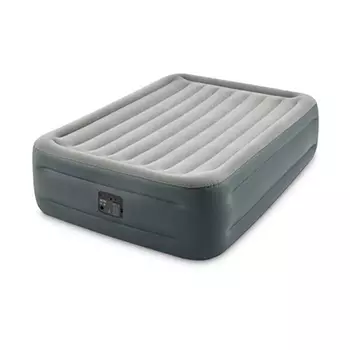 INTEX Кровать надувная ESSENTIAL REST, встроенный электронасос 220В, 152x203x46см, ПВХ, 64126NP