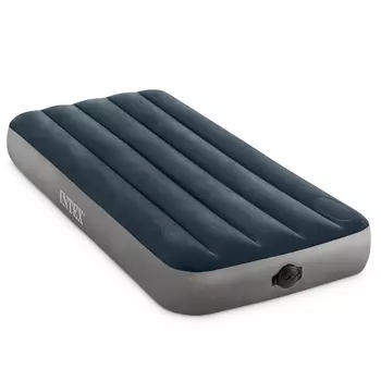 INTEX Кровать надувная TWIN DURA-BEAM, 191х99х25см, встр насос на батарейках 4xАА, 64781