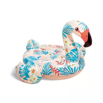INTEX Плотик надувной в виде фламинго, от 3-х лет, 142x137x97см, ПВХ, 57559NP