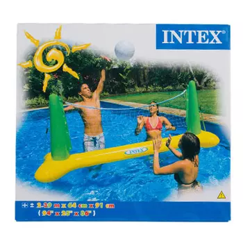 INTEX Сетка волейбольная для бассейна, плавающие стойки, 239x64x91см, 56508NP