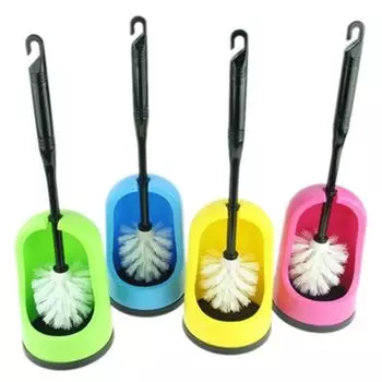 Ёрш для туалета ПВХ, 12x38,5см, "Классик", микс, 2109