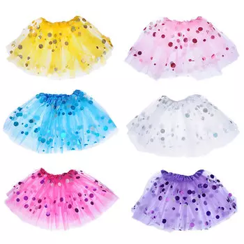 Юбка карнавальная, 3 слоя, 30 см, полиэстер, 6 цветов, СНОУ БУМ