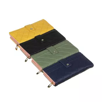 ЮL Кошелек с отделениями для карт и купюр, ПУ, 19х9,5см, 4 цвета, КК21-12