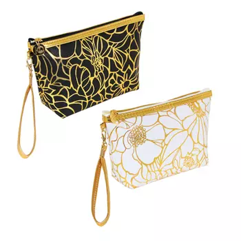 ЮL Косметичка, 100% ПВХ, 23х14х7см, трапеция, 2 цвета