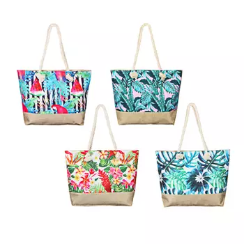 ЮL Сумка пляжная, полиэстер, 46х34х10см, 4 дизайна