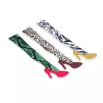 ЮниLook Пилка шлифовальная фигурная 2-х сторонняя, 180/240 грит, ЭВА, 17,8см, 3 дизайна