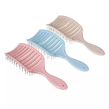 ЮниLook Расческа массажная Пастель, пластик, 22,5x7,3см, 3 цвета