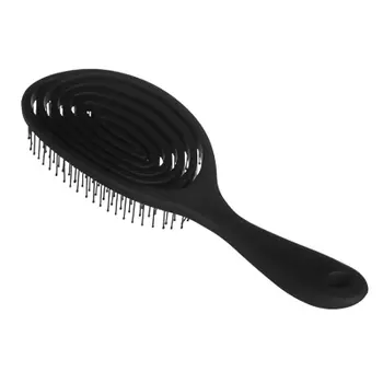 ЮниLook Расческа массажная Премиум, пластик, 22,8x7,3см, черный
