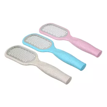 ЮниLook Терка для ног, пластик, сталь, 20,5х5,5см, 3 цвета