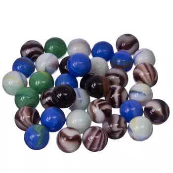 Камни декоративные 200гр, разноцветные, стекло, арт.019