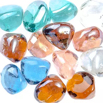 Камни декоративные, стекло, 200 гр., арт.9914