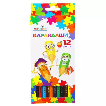 Карандаши ClipStudio 12 цветов шестигранные