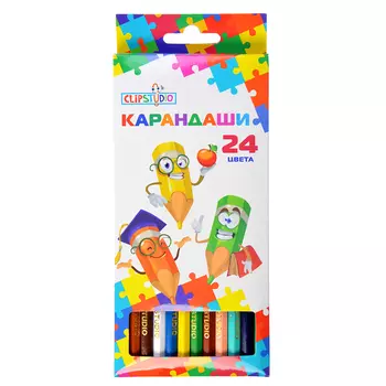Карандаши ClipStudio 24 цвета шестигранные
