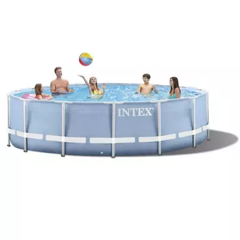 Каркасный бассейн призматический INTEX 26726 с фильтр-насосом, 457х122 см