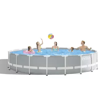 Каркасный бассейн призматический INTEX 26732 с фильтр-насосом, 549х122 см
