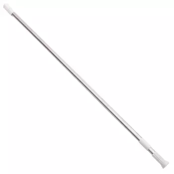 Карниз для ванной 2м, Silver окрашенная сталь, эконом