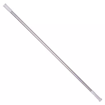 Карниз для ванной, алюминий, 2м, серебристый, VETTA