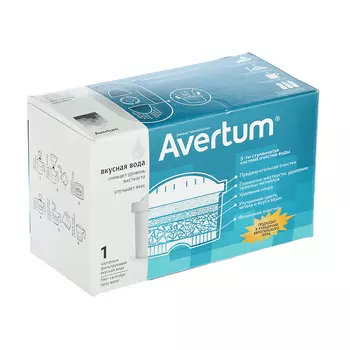 Картридж сменный фильтрующий Avertum "Вкусная вода", 1 шт.