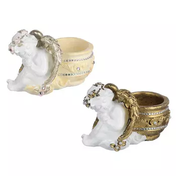 Кашпо Ангел, гипс, 12x18см, 2 вида