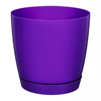 Кашпо ФРЕЗИЯ 2, фиолетовый 3л, пластик