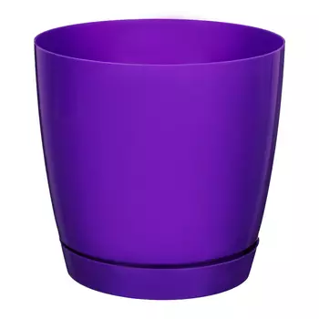 Кашпо ФРЕЗИЯ 2, фиолетовый 3л, пластик