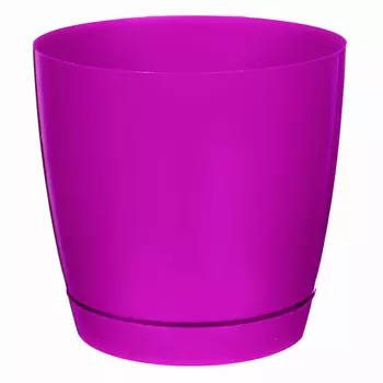 Кашпо ФРЕЗИЯ 2, фуксия 3л, пластик