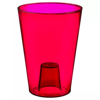 Кашпо КРОКУС, фиолетовый 1,3л, пластик