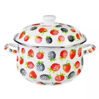 Кастрюля 3,6 л VETTA Джем, эмалированная, индукция