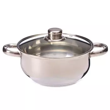 Кастрюля с крышкой 2,9л, 20х9,5см