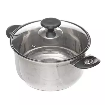 Кастрюля с крышкой 3,9л, 20х12,5см, RW1236-20C