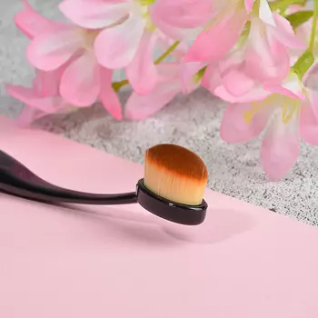 Кисть для растушевки ВВ-крема/консилера ЮниLook, ворс нейлон, 13,5 см