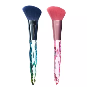 Кисть для румян или коррекции скул ЮниLook, ворс нейлон, 16,7 см, 1-2 дизайна