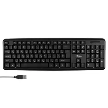 Клавиатура FORZA, USB, 1.3м
