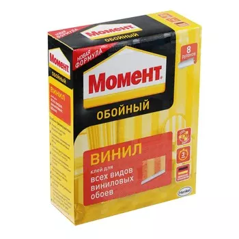 Клей обойный "Момент Винил", 250г (все виды виниловых обоев)