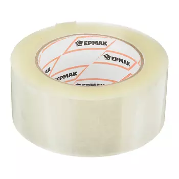 Клейкая лента, 48 ммx141 м, прозрачная, ЕРМАК
