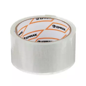 Клейкая лента, 48 ммx40 м, прозрачная, ЕРМАК
