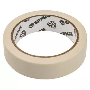 Клейкая лента малярная, 25 ммх25 м, ЕРМАК