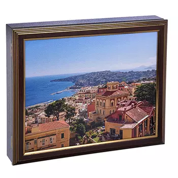 Ключница закрытая "Пейзаж", на 7 крючков, МДФ, 31х26х5см