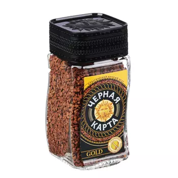 Кофе Черная Карта Голд, 95г, ст/б