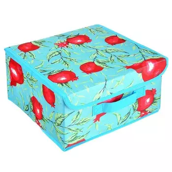 Кофр для хранения с крышкой VETTA "Гранат", 28х30х16см, спанбонд