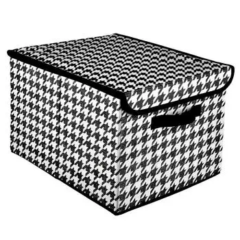 Кофр для хранения с крышкой VETTA "Элеганте", 30х40х25 см, спанбонд