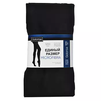 Колготки женские микрофибра с мехом 1200 ден, 86%ПА, 14%эластан, р-р 2/3, 4/5