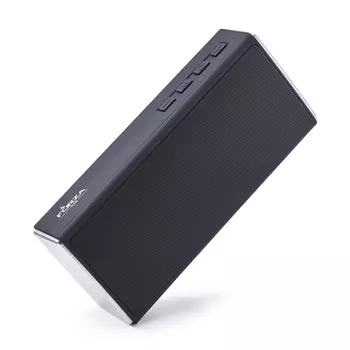 Колонка беспроводная FORZA 2x3 Вт, 1200мАч, БТ 5.0, 22x10x5.6см, прорезиненная, черная, пластик