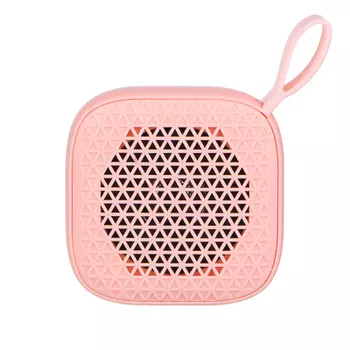 Колонка беспроводная мини FORZA, резина, пластик, 3Вт, 300мАч, БТ5.0, 7x7x4см, 4 цвета, пластик