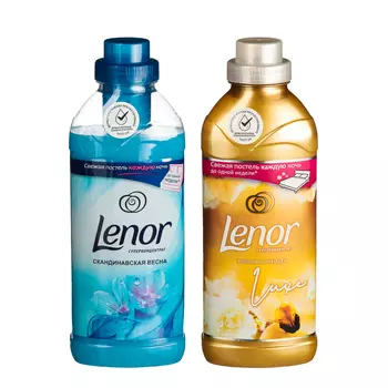 Кондиционер для белья LENOR концентрат Скандинавская весна/Золотая орхидея,800мл/770мл,п/б