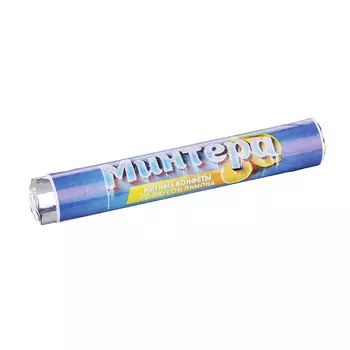 Конфета жевательная "Минтера" со вкусом лимона, апельсина, 2,9 гр.