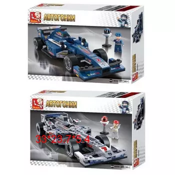 Конструктор для мальчиков SLUBAN, пластик, 6+, 2 дизайна, Фор-M38-B0352,0353, 265-386