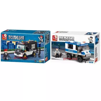 Конструктор для мальчиков SLUBAN, пластик, 6+, 2 дизайна, Пол-M38-B1600,0273, 265-394